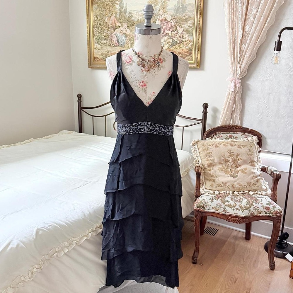 Black fairy Formal Dress Y2K Patra size 8 black formal dress w